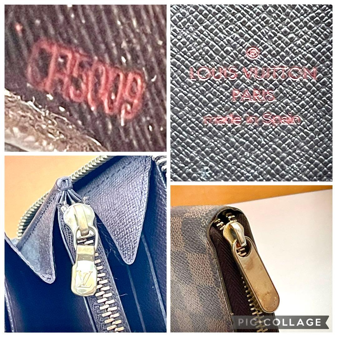 ルイヴィトン　ダミエ　ジッピーウォレット　ラウンドファスナー　長財布