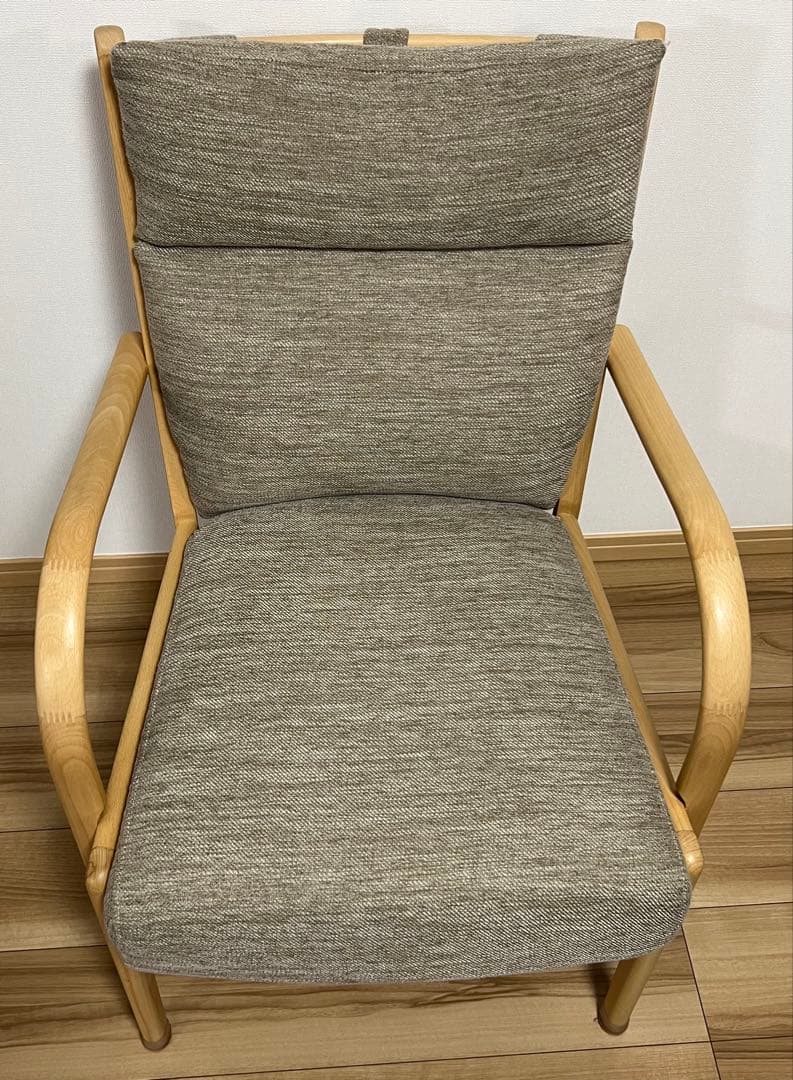 【中古】ニトリ ダイニングチェア NコレクションC-27M肘/DC 1脚1個口③