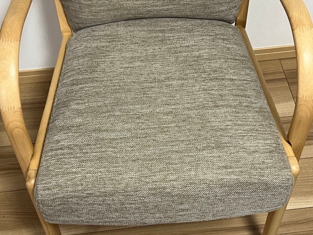 【中古】ニトリ ダイニングチェア NコレクションC-27M肘/DC 1脚1個口③