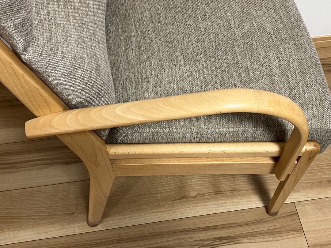 【中古】ニトリ ダイニングチェア NコレクションC-27M肘/DC 1脚1個口③