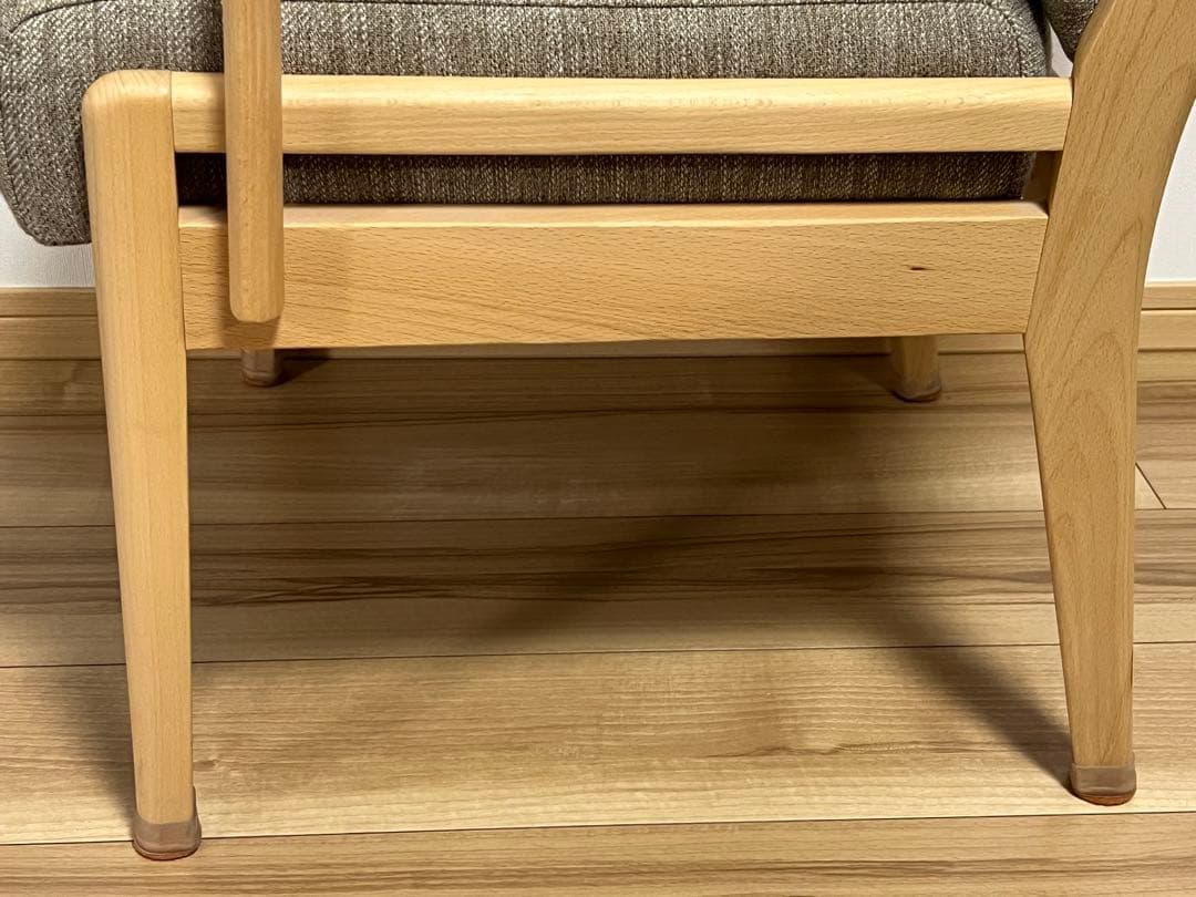 【中古】ニトリ ダイニングチェア NコレクションC-27M肘/DC 1脚1個口③