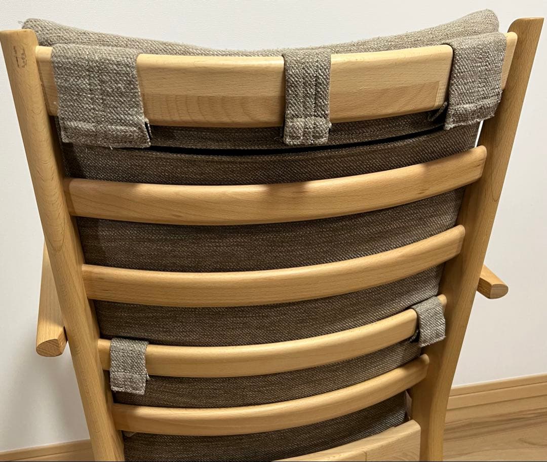 【中古】ニトリ ダイニングチェア NコレクションC-27M肘/DC 1脚1個口③