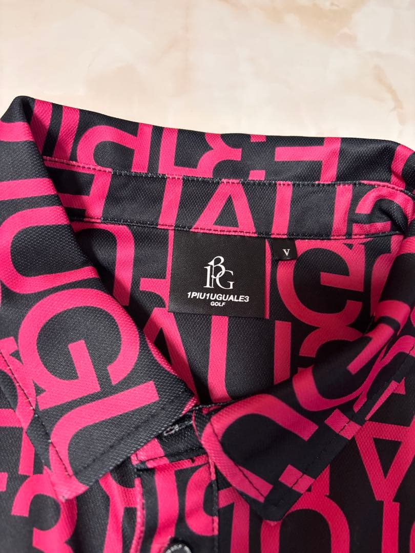 A*☆様 未着用 1PIUTUGUALES 長袖ポロシャツ Vサイズ ブラック/