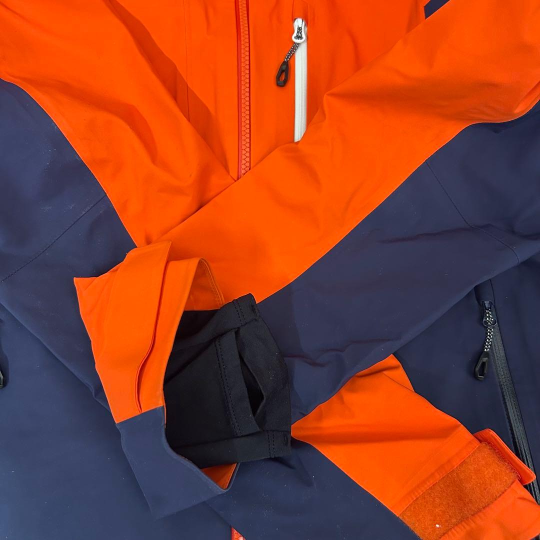Mammut スキー スノーウェアセット オレンジ/ネイビー - メルカリ