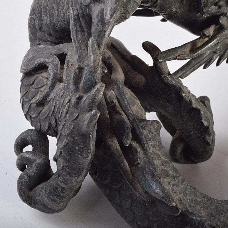 オベサス様専用 時代金工 古銅鍍金 龍 置物 重さ約4kg D R9340H - メルカリ