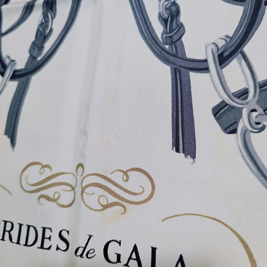 HERMES ブリッド・ドゥ・ガラ カレ90 大判シルクスカーフ ピンク系