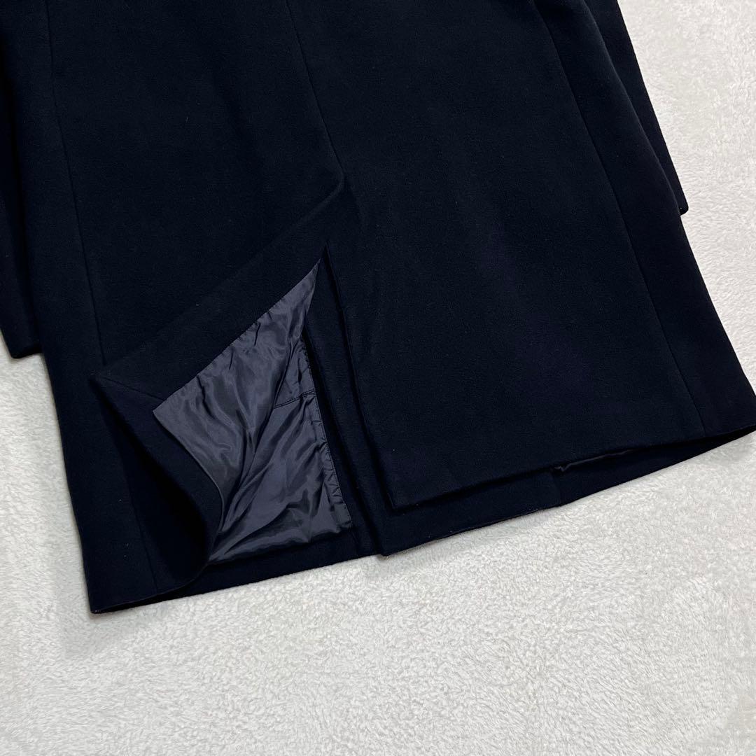 『B＆Yユナイテッドアローズ』メルトンチェスターコート ダブル ネイビー XL