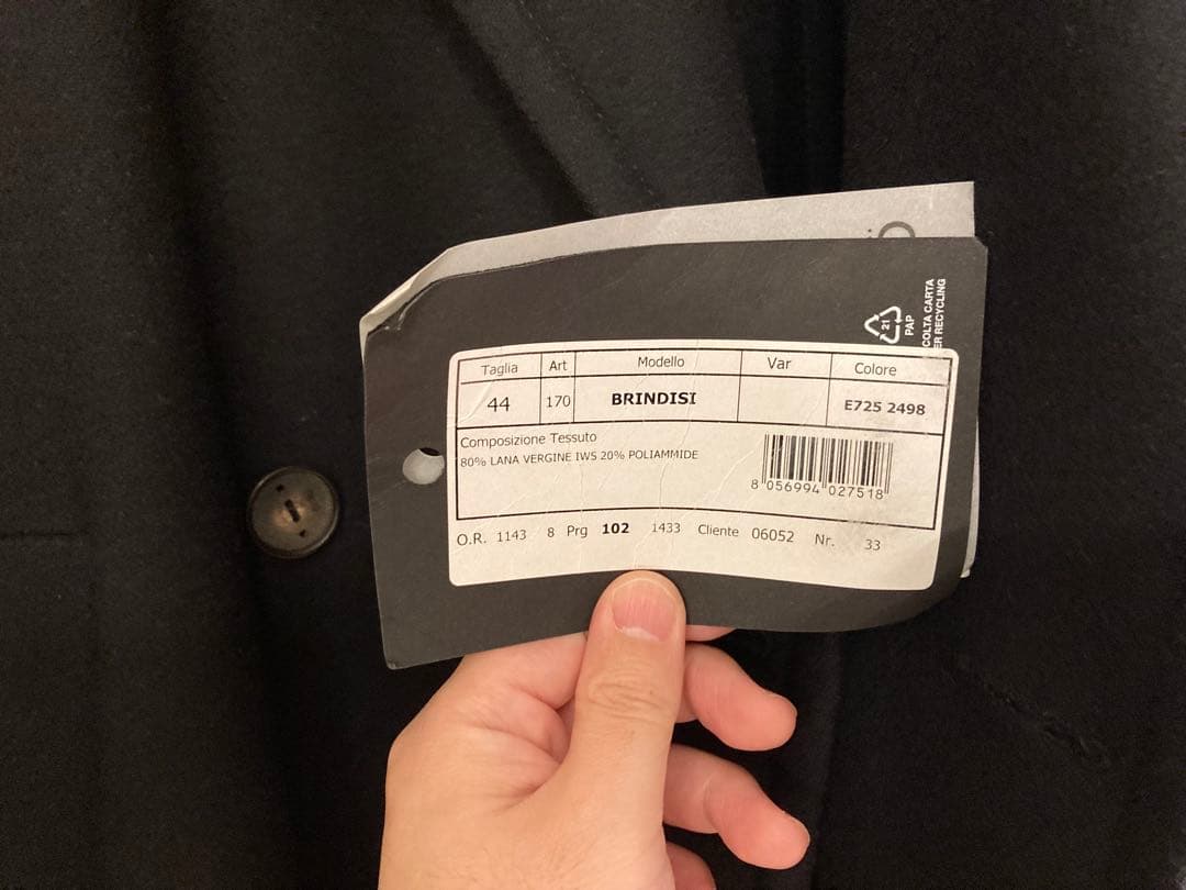 極美品　hevo brindisi イーヴォ　ブリンディジ　ネイビー　44