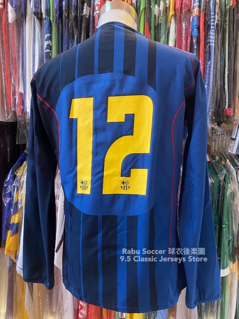 バルセロナ 04/05 アウェイ ユニフォーム #12 選手仕様 長袖