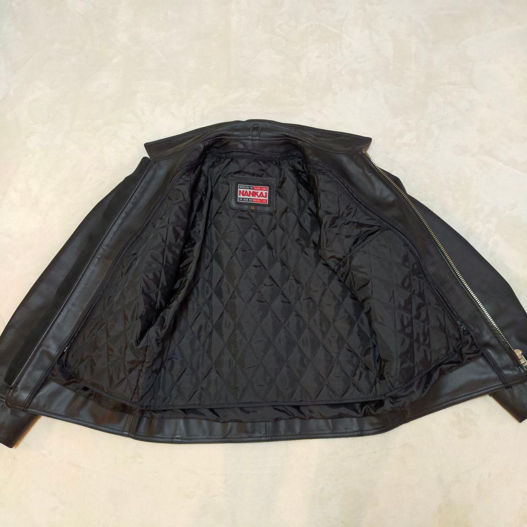 Man　美品　NANKAI　南海　ライナー付きシングルライダースジャケット