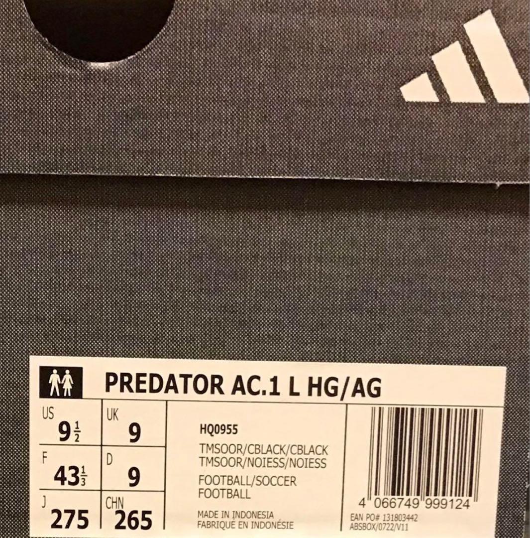 Predator サッカーシューズ 27.5cm オレンジ