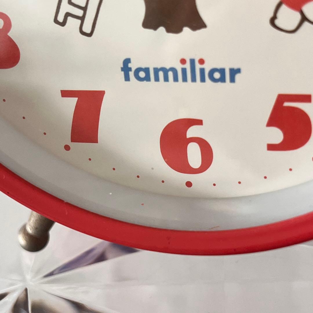 ファミリア Familiar 　ファミとリアのかわいい目覚まし時計