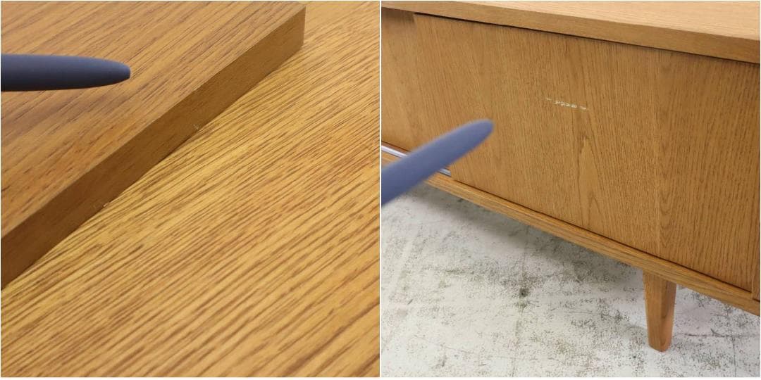 値下 unico ウニコ トーヴ テレビボード テレビ台 W1600 オーク材