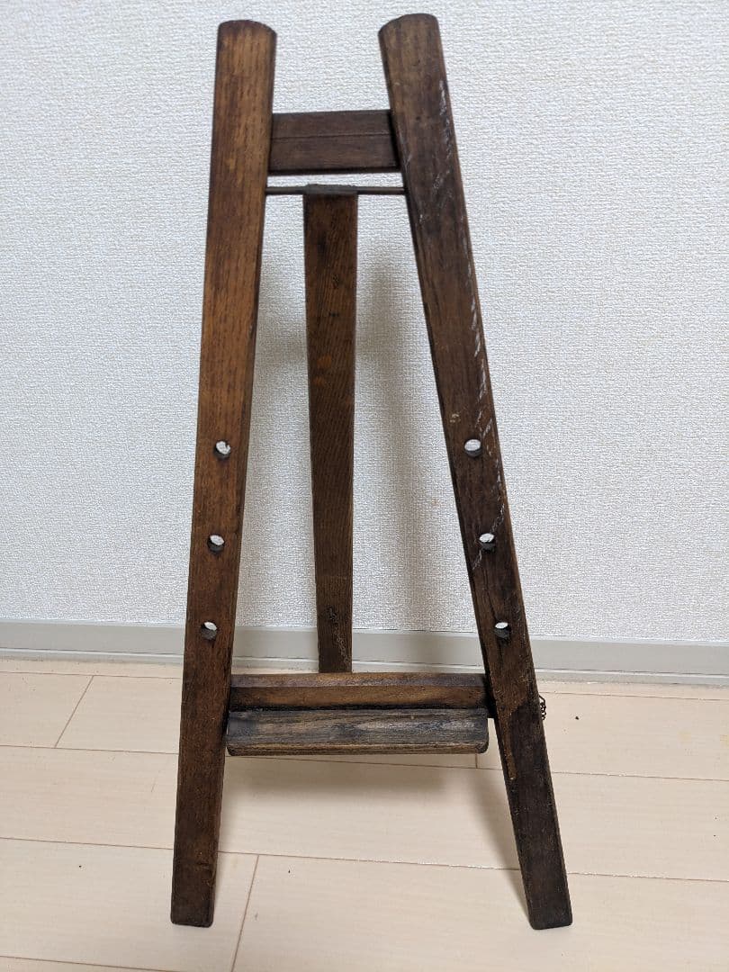 イギリスアンティーク　ショップボード　スレート黒板　木製イーゼル