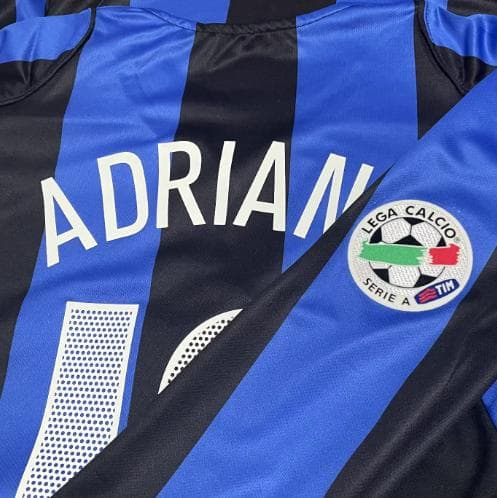 04/05 インテル ホーム 長袖ユニフォーム 10番 アドリアーノ