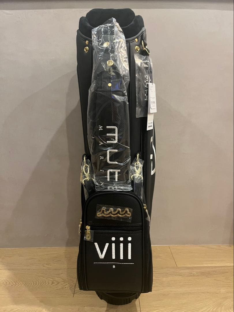 【新品未使用】　muta MARINE 新作キャディバッグ ブラック ゴルフ