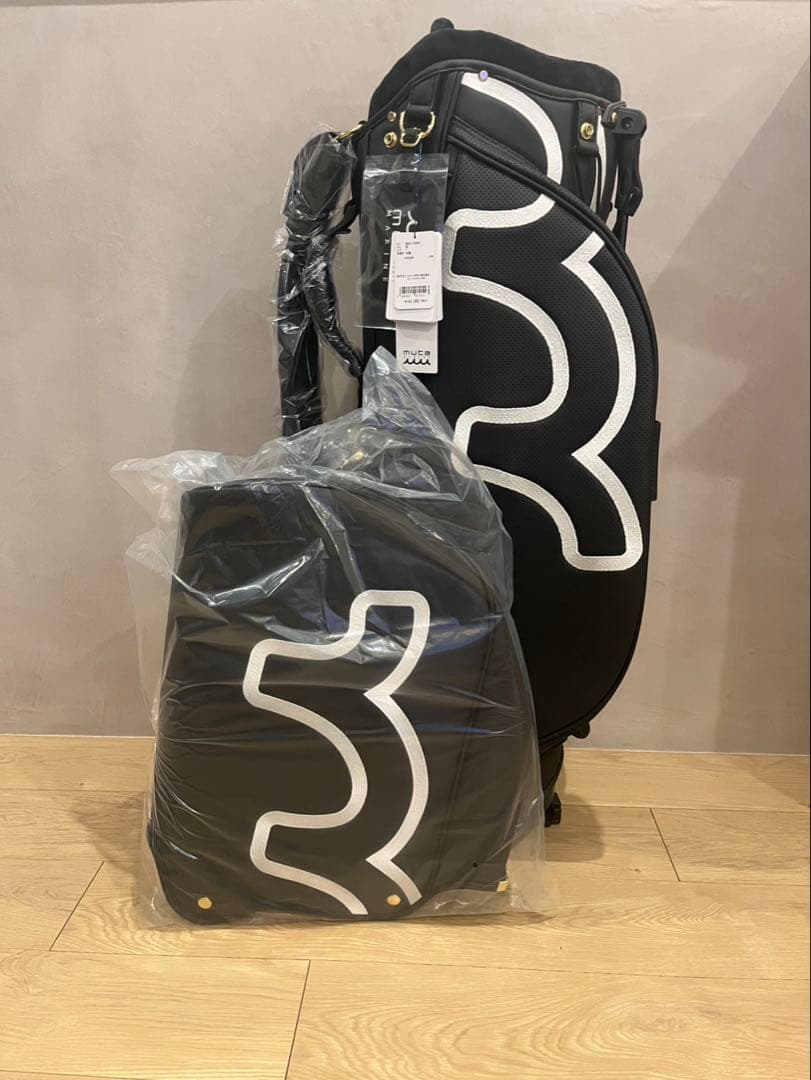 【新品未使用】　muta MARINE 新作キャディバッグ ブラック ゴルフ