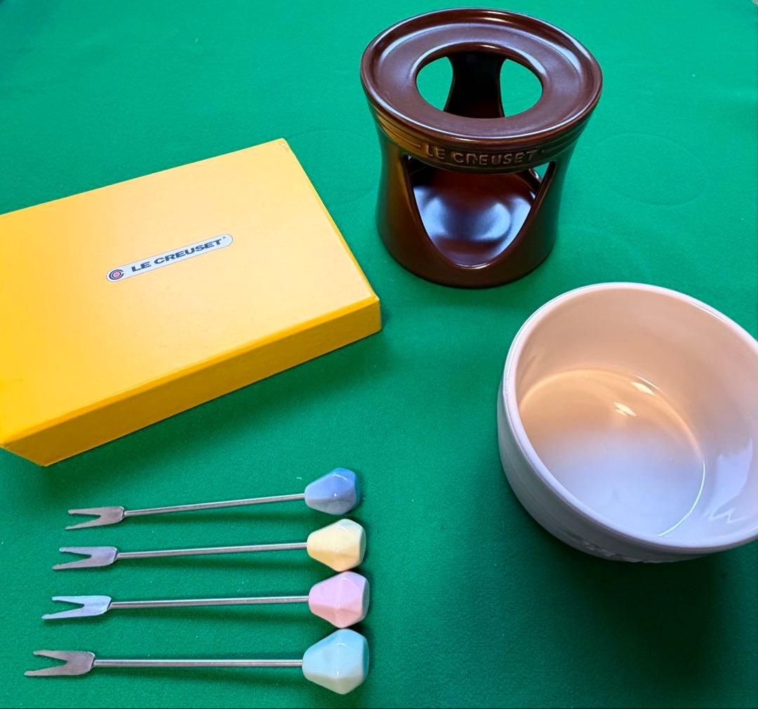 LE CREUSET ル・クルーゼ ミニフォンデュセット - メルカリ