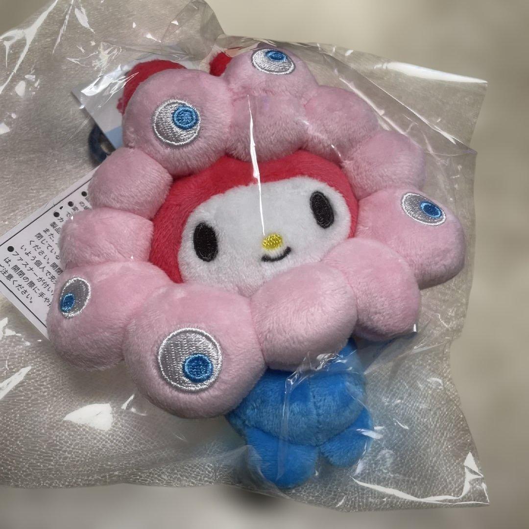 新品】ミャクミャクマイメロ マイメロディー カラビナ付きマスコット