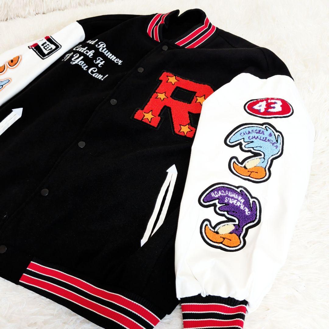 【美品】ロードランナー　スタジャン　FRANKLIN MUSK USA　アメカジ