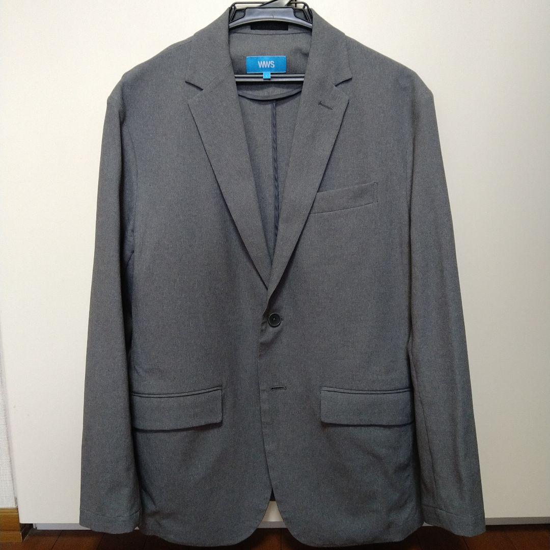 WWS ワークウェアスーツ　クールテーラードジャケット （ビターグレー）
