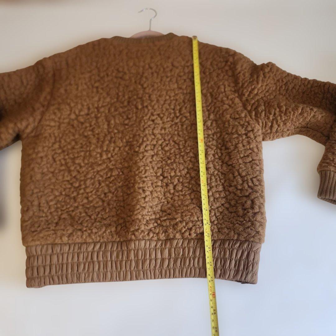 WAAC ブラウンフリースセーター M とスカー卜セット
