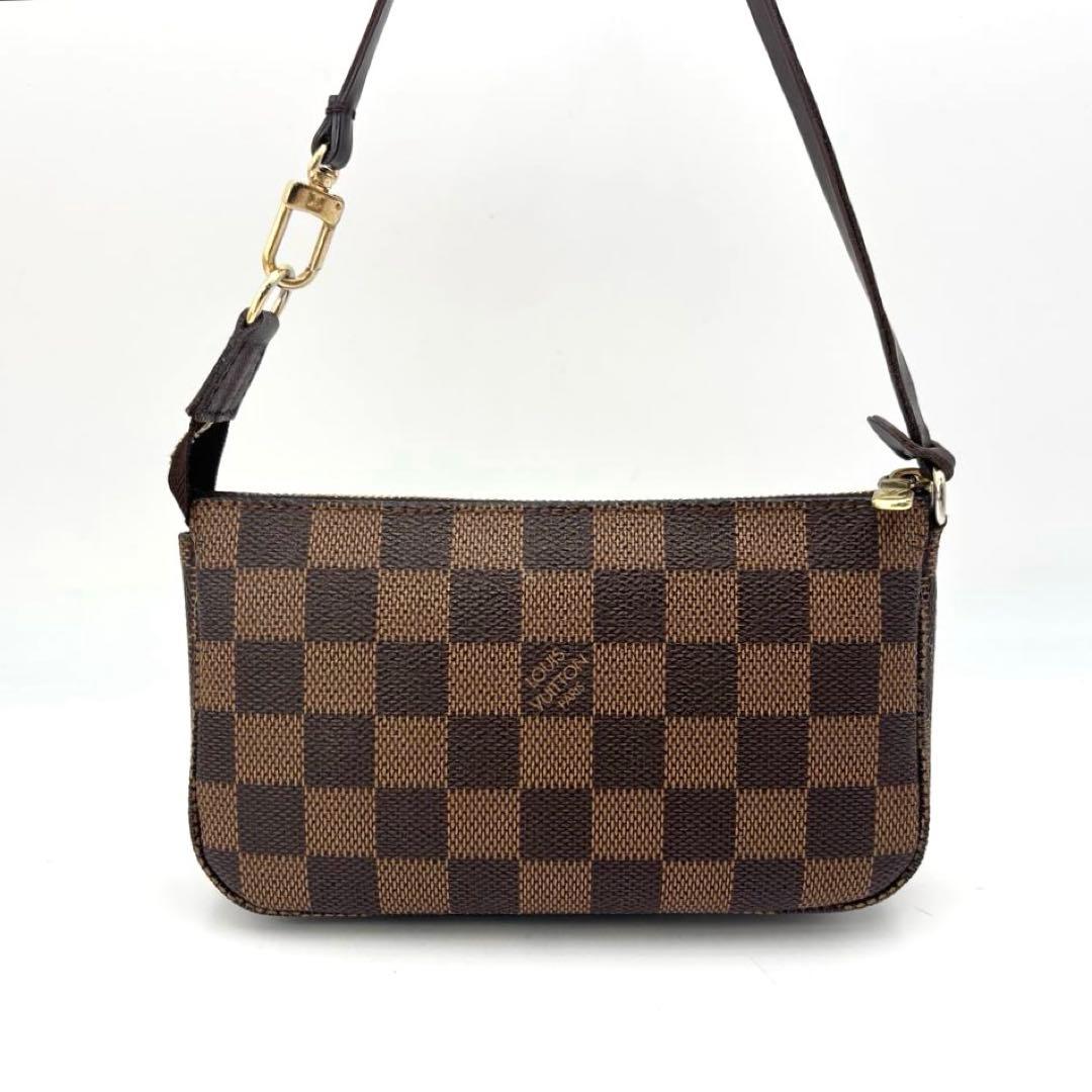 ルイヴィトン ダミエ N58009 ポシェット アクセソワール ポーチ バッグ