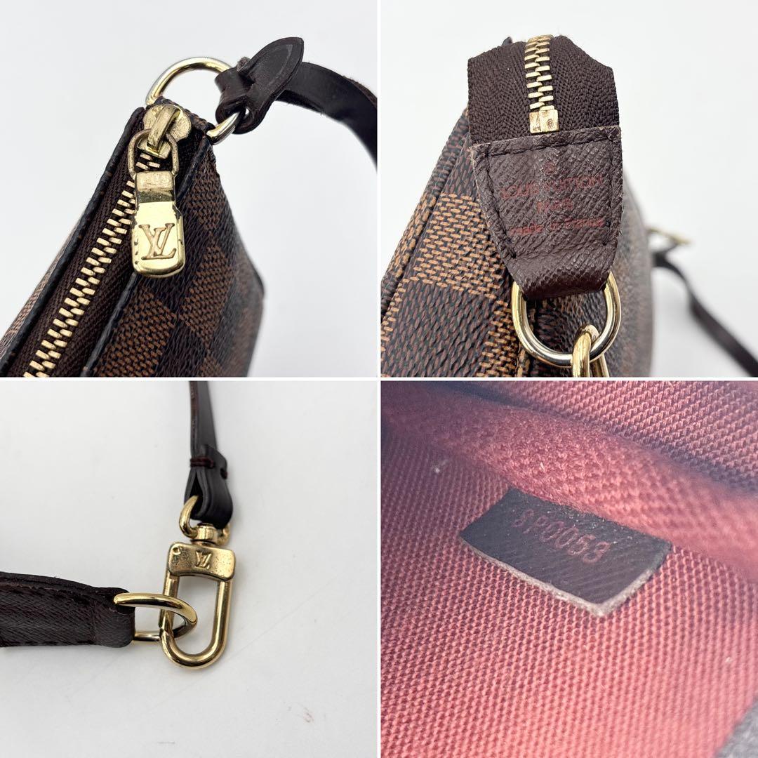 ルイヴィトン ダミエ N58009 ポシェット アクセソワール ポーチ バッグ