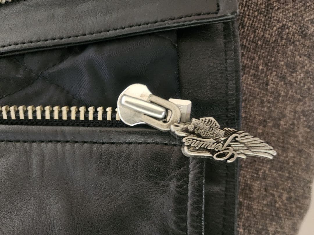 ハーレーダビッドソン　レディース ブラック レザージャケット ライダース　M