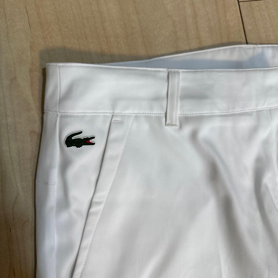 Lacoste レディース ゴルフパンツ ホワイト