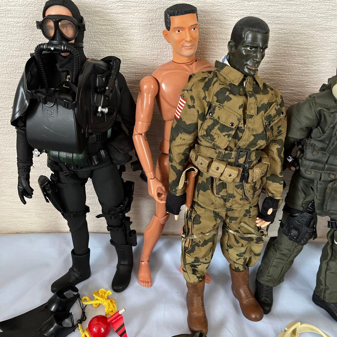 お得です アクションフィギュア ミリタリー6体 GIジョー、ドラゴンなど