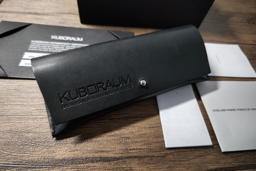 【KUBORAUM】クボラムK31/梨花さん愛用モデル/メガネサングラス/超美品