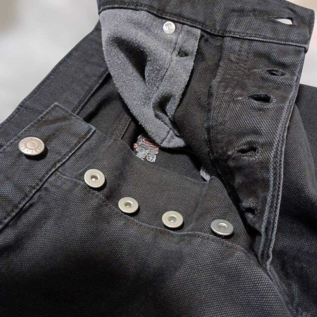 Stussy BIG OL' PANT WASHED CANVAS ブラック