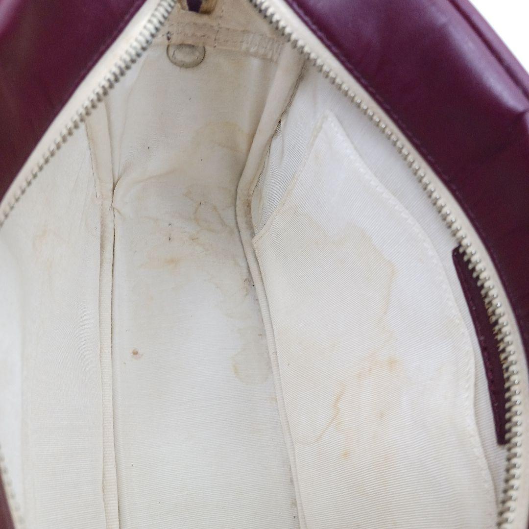 ✨良品✨クレージュ ヴィンテージ ショルダーバック ワインレッド