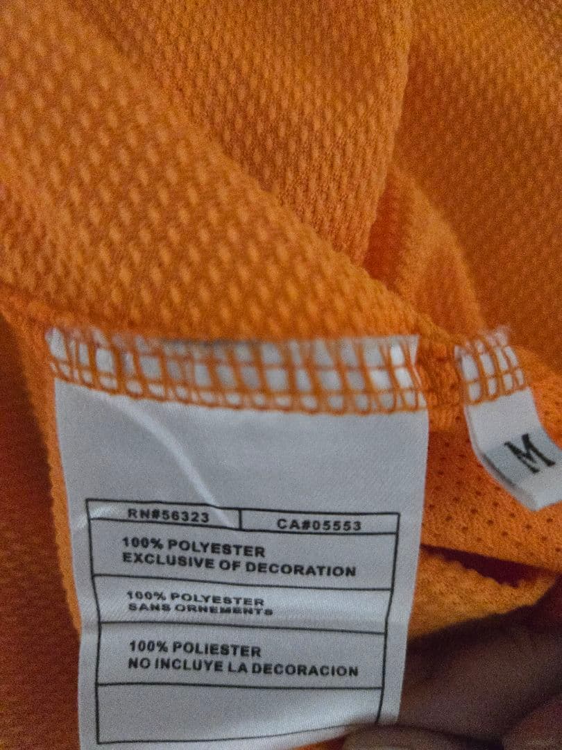 ロナウジーニョ 10番　FCバロセロナ オレンジユニホーム　Mサイズ