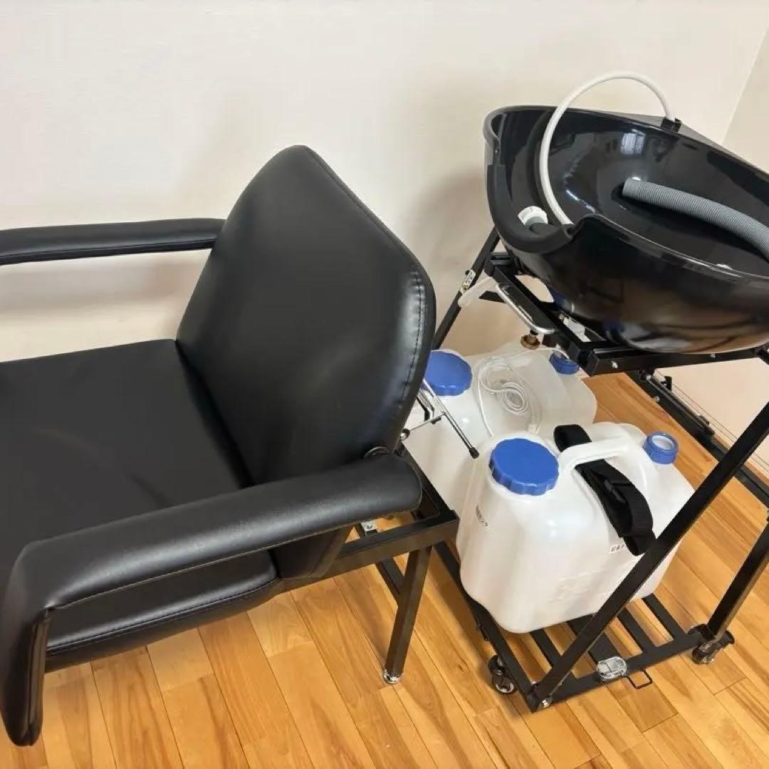 訪問美容⭐︎ らくらくキャリーシャンプー台・チェアセット⭐︎移動式シャンプー台