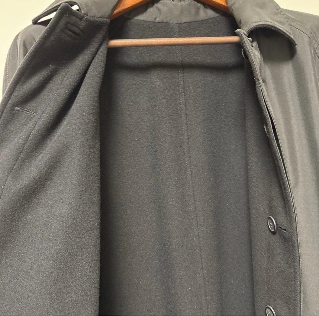 VERSACE CLASSIC ブラック ステンカラーコート　リバーシブル