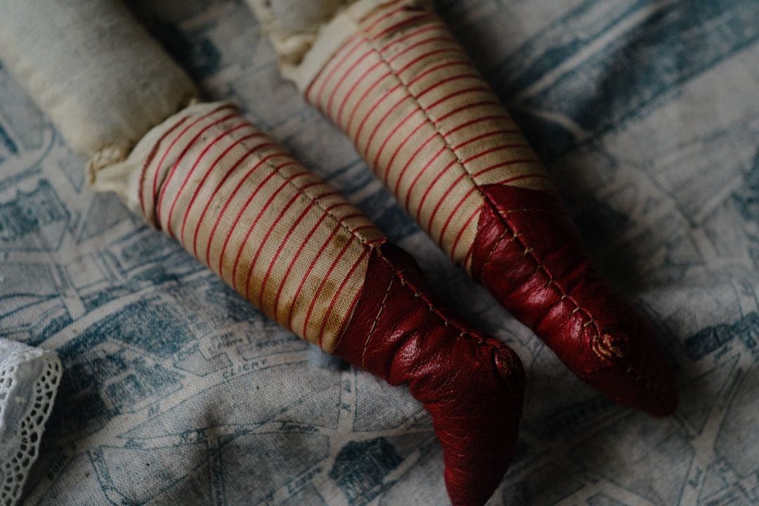 レア アンティーク チャイナヘッドドール ビスクドール ミニチュア 蚤の市