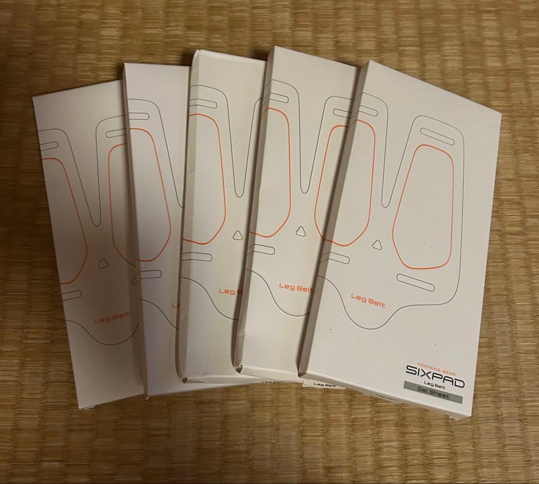 さくらさん専用　シックスパッド レッグベルト 2つセット純正ジェルシート5箱付き