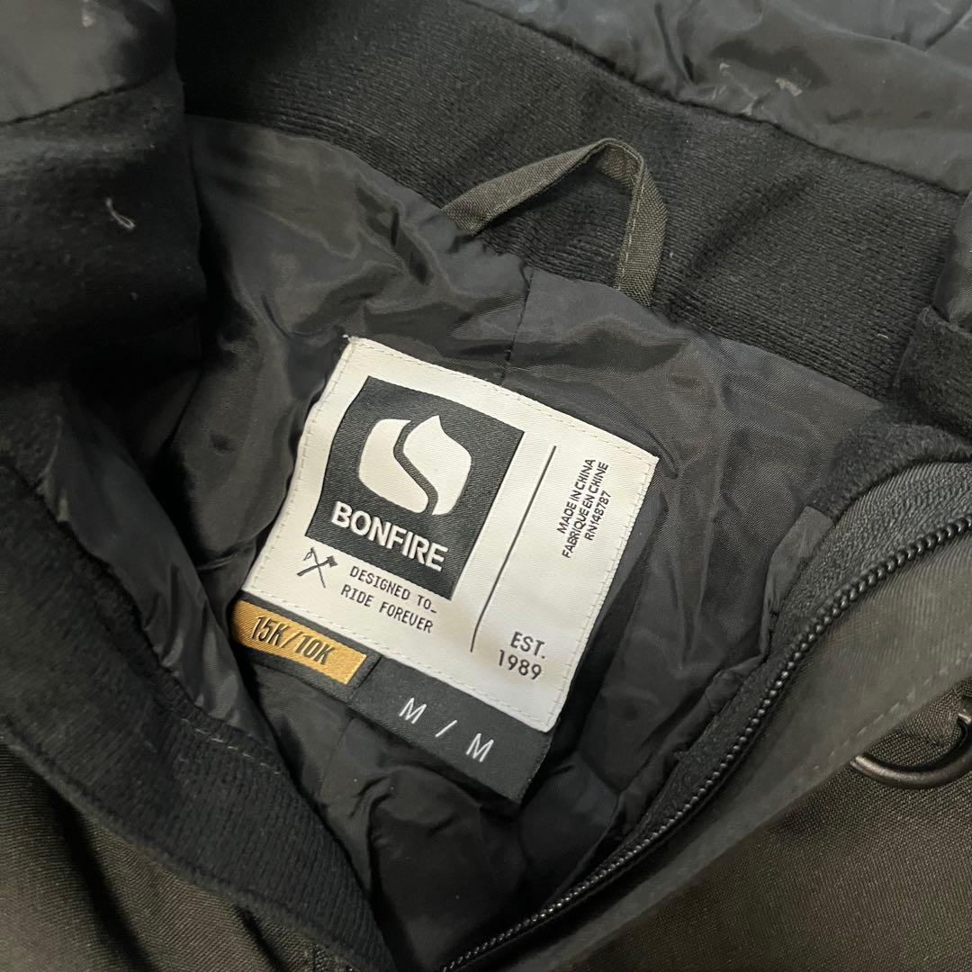②BONFIRE ボンファイア スノーボード 上下セット ジャケット、パンツ M
