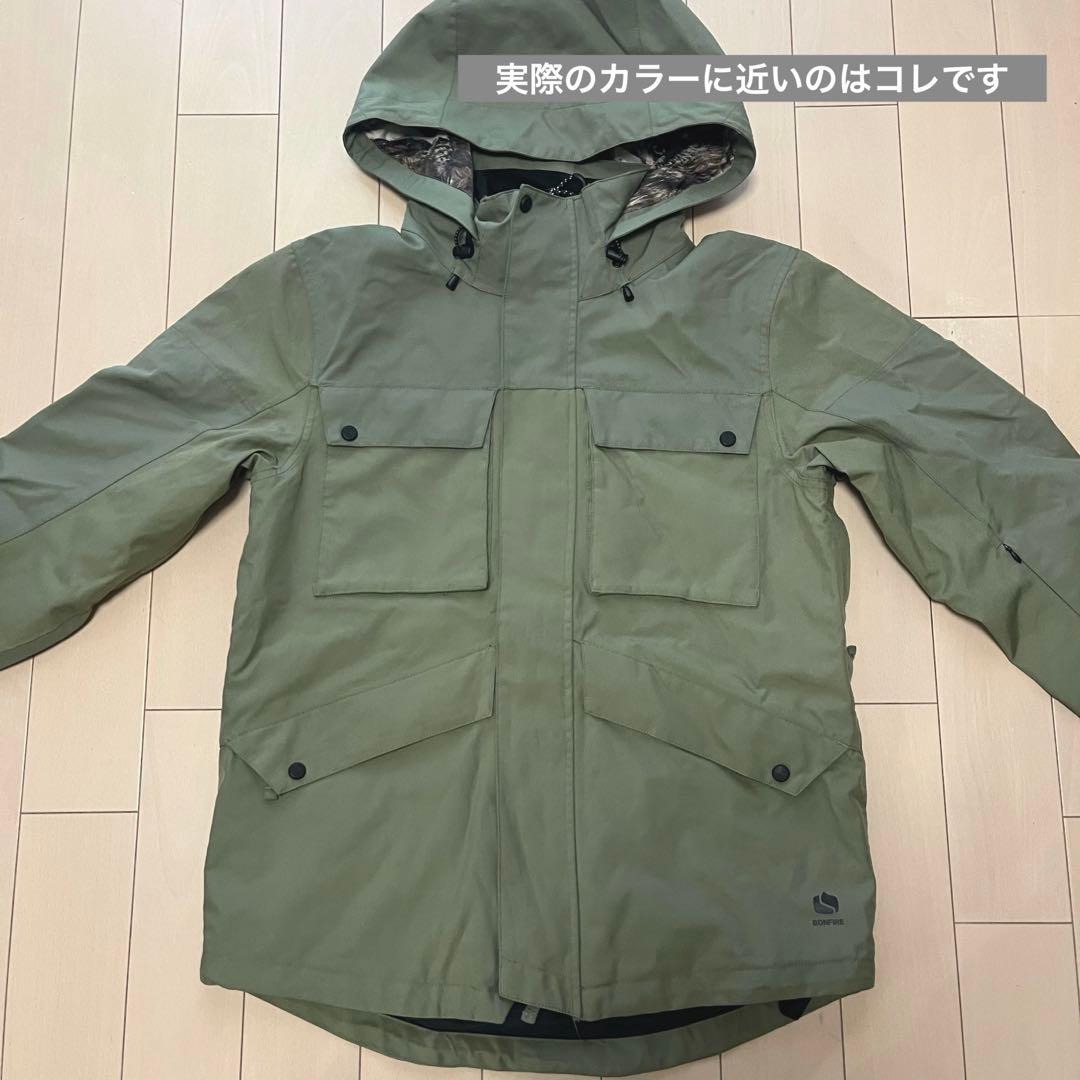 ②BONFIRE ボンファイア スノーボード 上下セット ジャケット、パンツ M