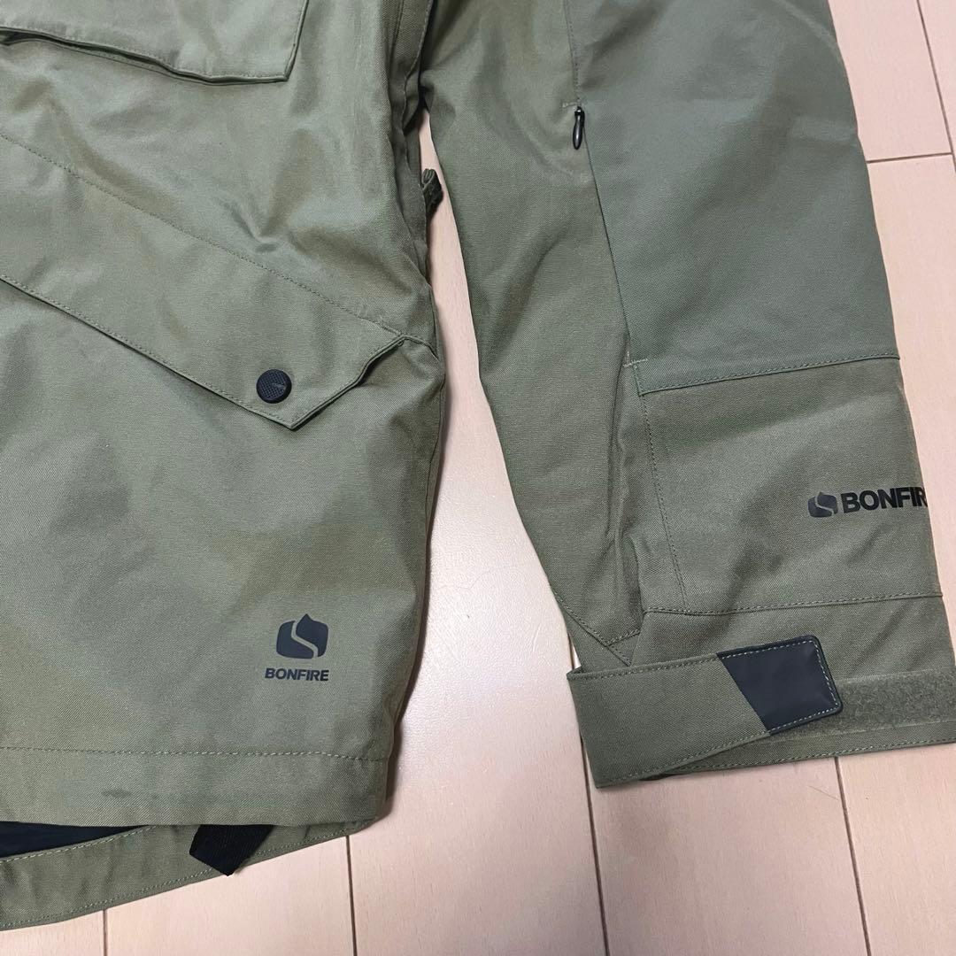 ②BONFIRE ボンファイア スノーボード 上下セット ジャケット、パンツ M