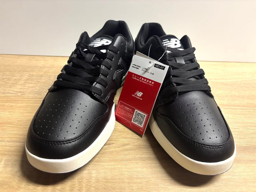 未使用 25.5cm 2E ニューバランスゴルフシューズUGC480PCブラック