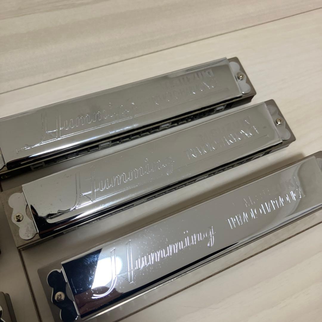 M. SUZUKI Humming トレモロハーモニカ　７本　TOMBOケース