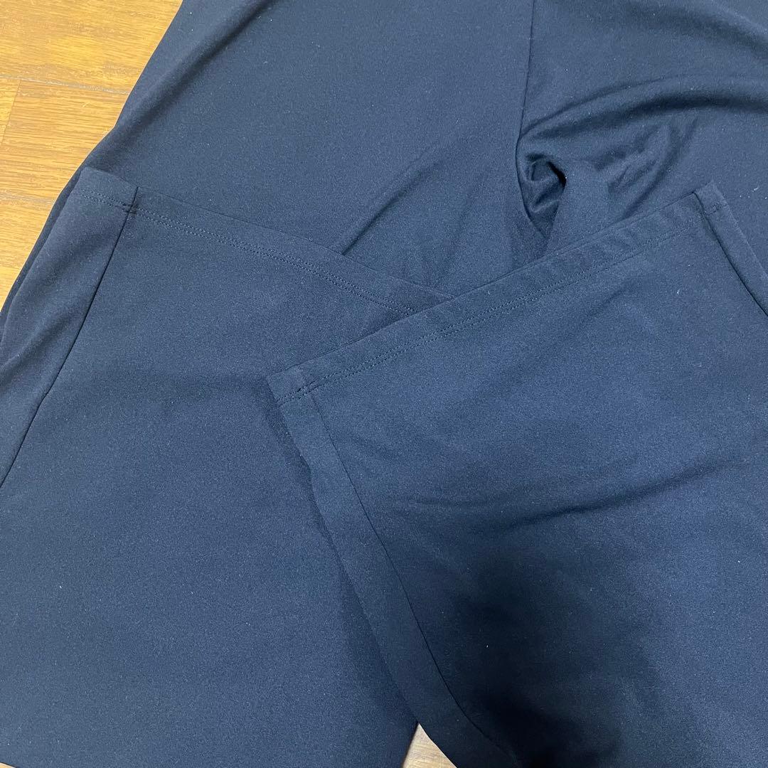 andar アンダール Airywin 裏起毛マキシワイドレギンス　S ブラック