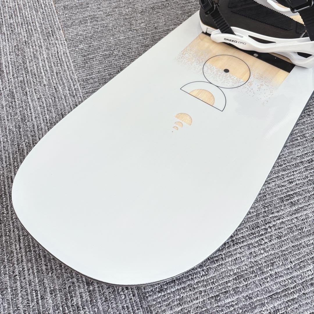 58超美品❗️超豪華❗️サロモン メンズスノーボードセット★スノボ156cm+ビン付