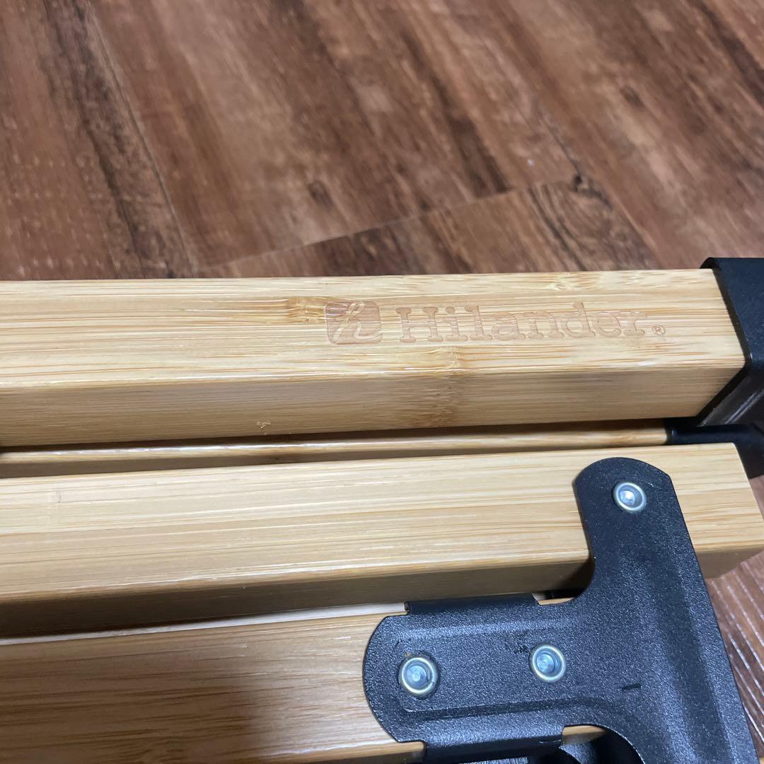 Hilander(ハイランダー) バンブーロールトップテーブル 120