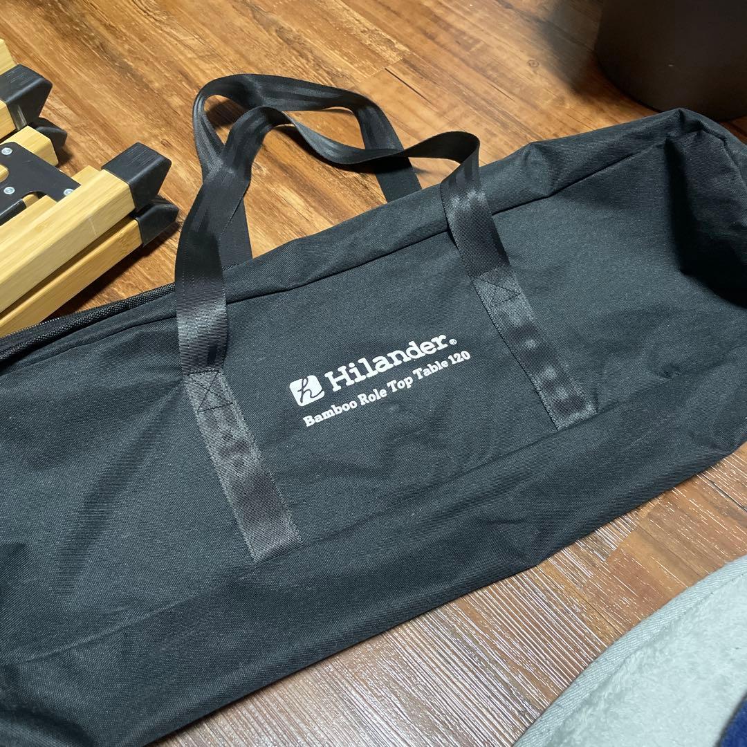 Hilander(ハイランダー) バンブーロールトップテーブル 120