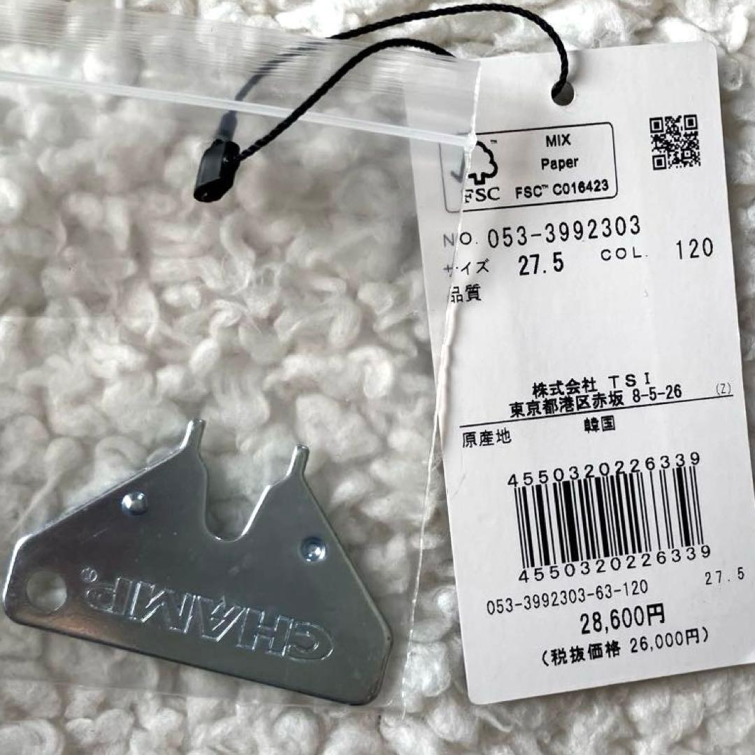 新品【パーリーゲイツ】ローカット ゴルフシューズ 紺 27.5cm スパイク