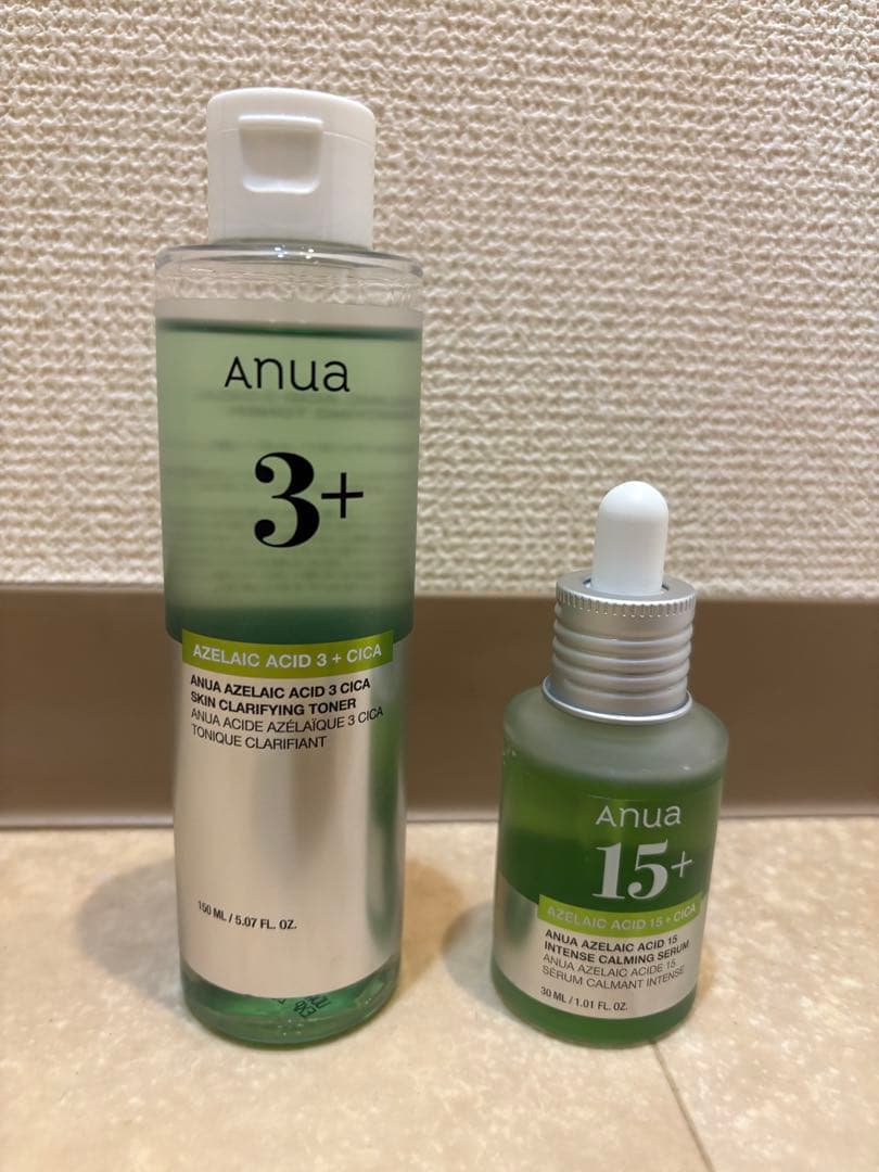 ANUA AZELAIC ACID 3+ CICA トナー & 15+ セラム - メルカリ